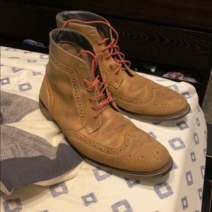 Johnson and Murphy Wingtip Boots - size 10